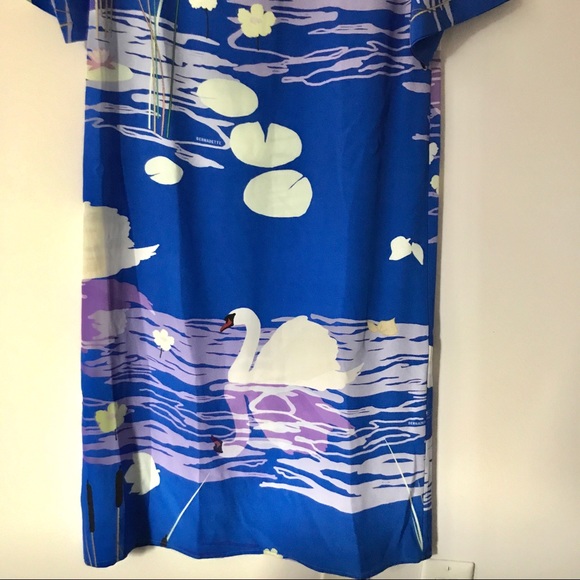 Blue Swan Lily Dress by BERNADETTE size 36 - Picture 8 of 13